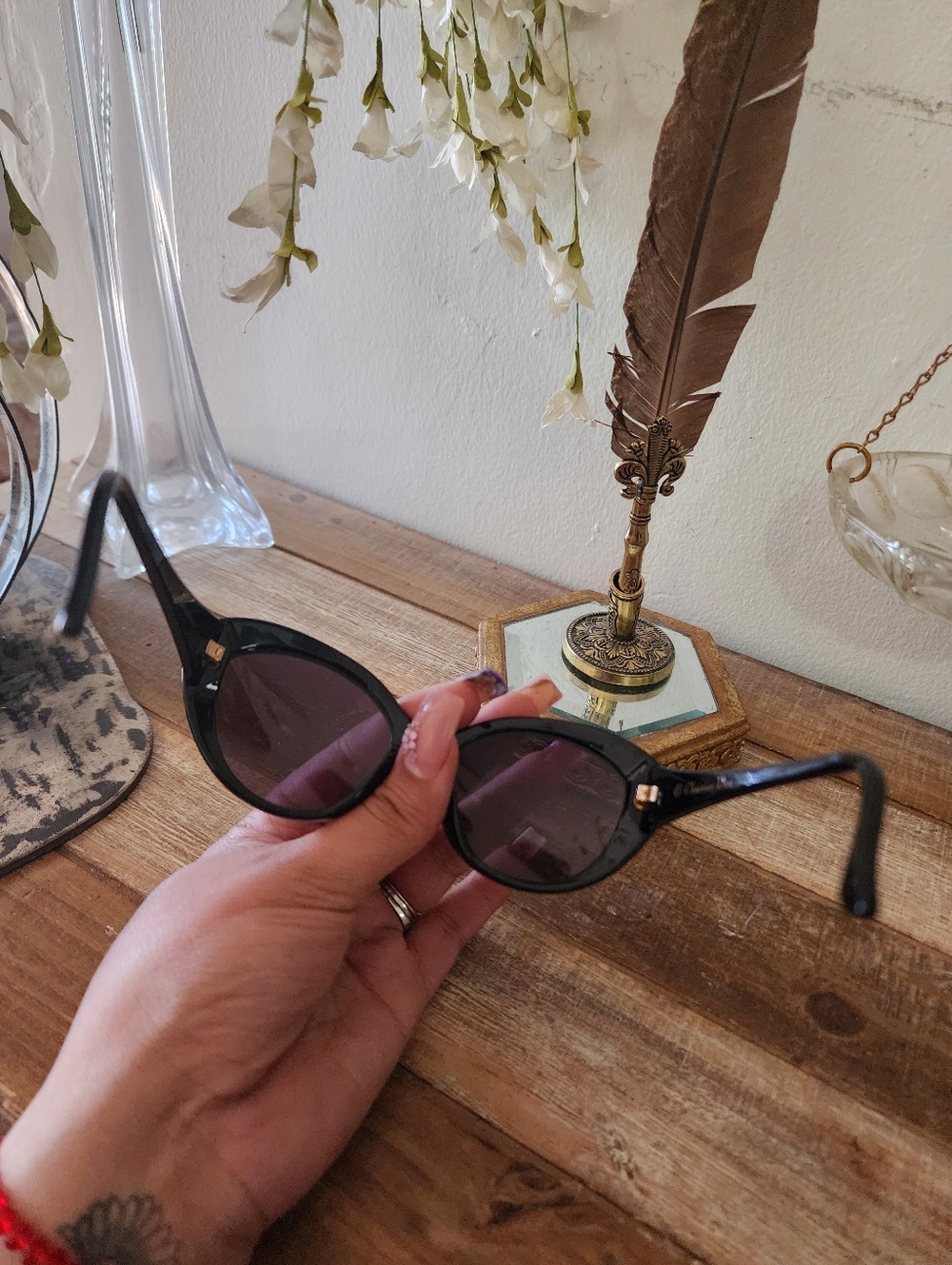 Christian Dior DiorPanther 2 Sunglasses Black Gold – Made in Italy – Luxury Desi - Picture 8 of 10